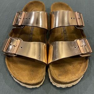 Women’s Rose Gold Birkenstocks
